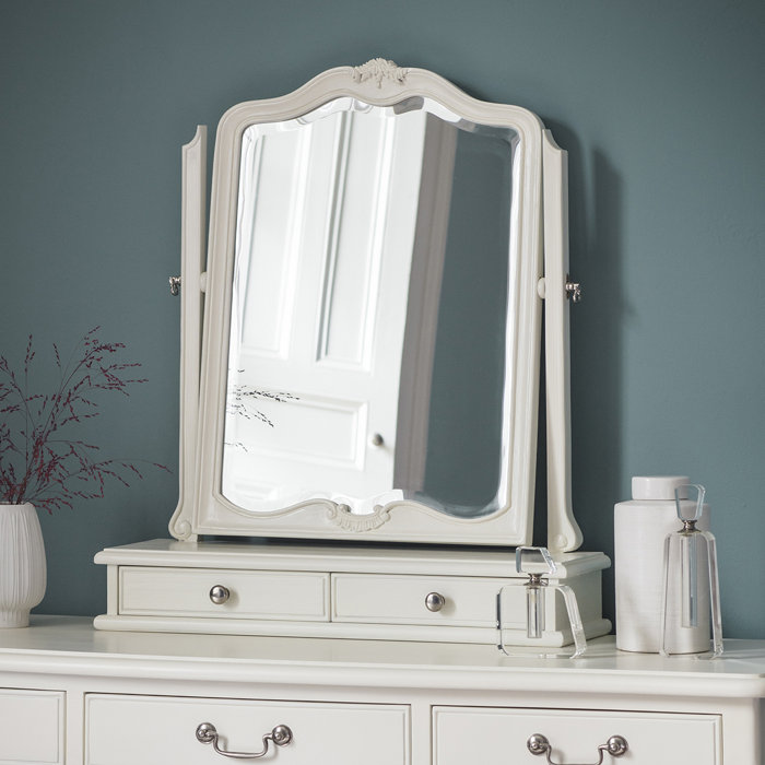 Lily Manor Gewölbter Schminktisch-Spiegel Cecilia & Bewertungen